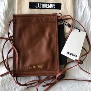 Jacquemus Brown Le Pequeno Bag/Pouch NEW